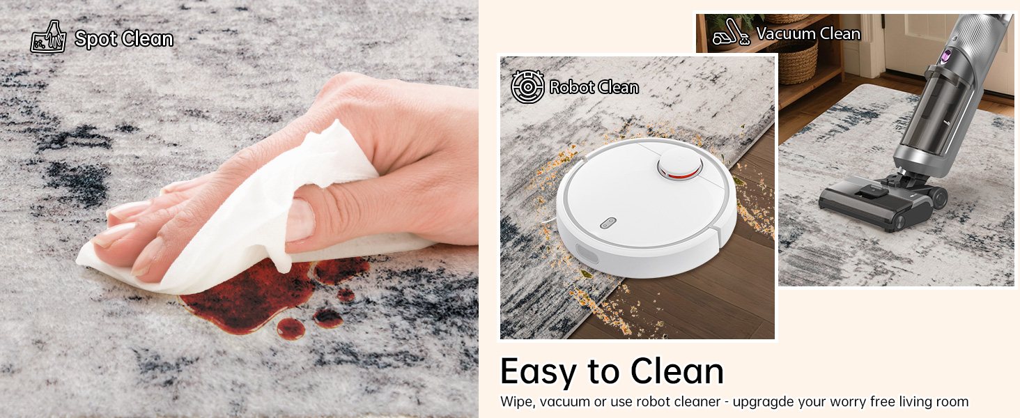 Килим для вітальні, спальні, їдальні, з антиковзаючим покриттям, м'який короткий ворс, абстрактний сірий стильний килим для легкого прибирання (160 x 200 см) (Сірий-мульти, 200 x 250 см (Прямокутний))