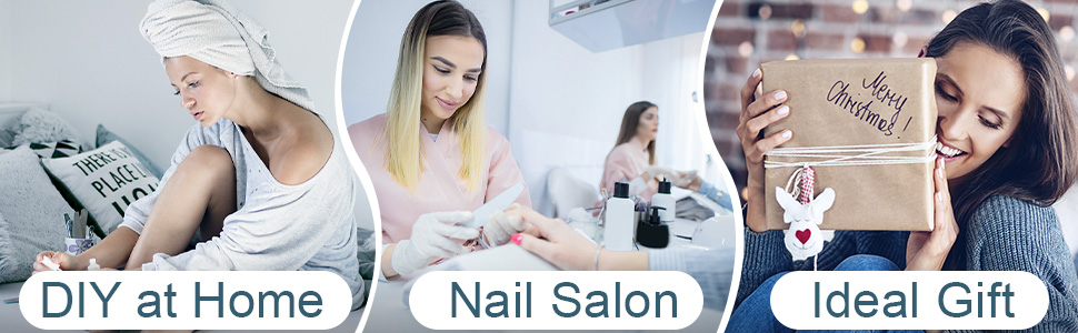 LED лампа для гель-лаку 280W з 66 LED, професійна для швидкого сушіння нігтів з таймером, LCD дисплеєм та сенсором для пальців та нігтів, підходить для гель-лаку та шелаку