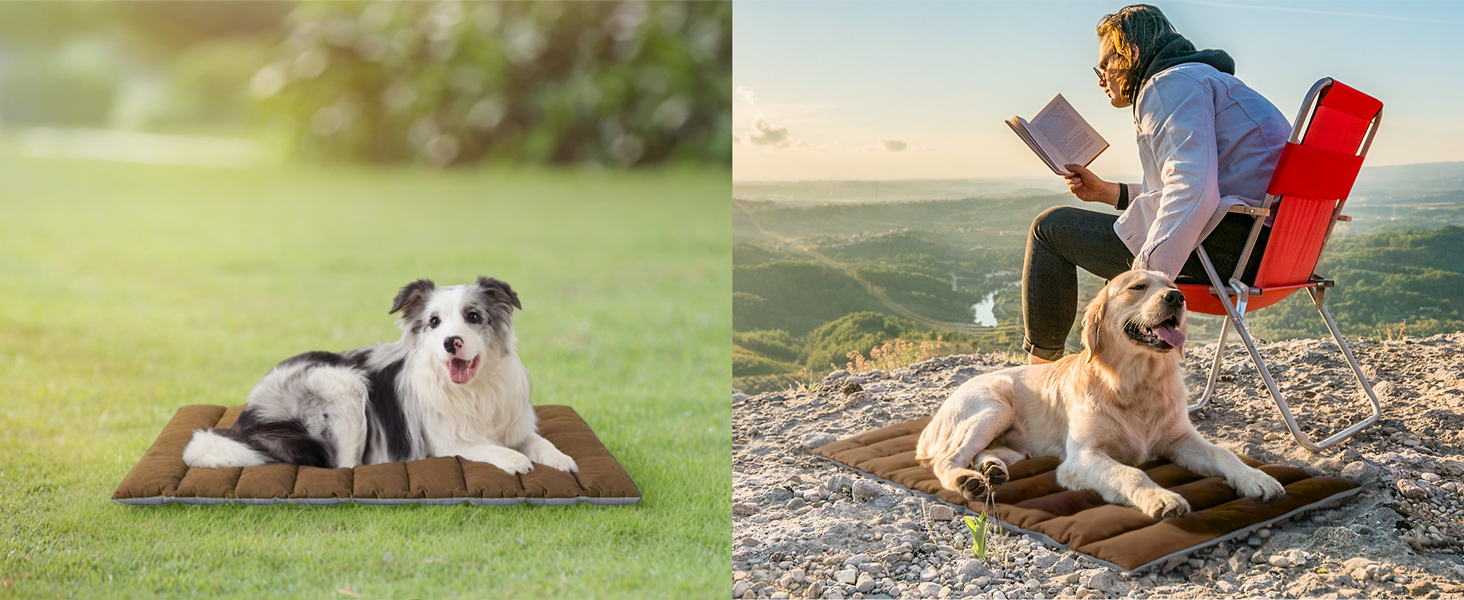Водонепроникний килимок для собак Western Home: зручний, портативний, 110x68 см (колір: коричневий)