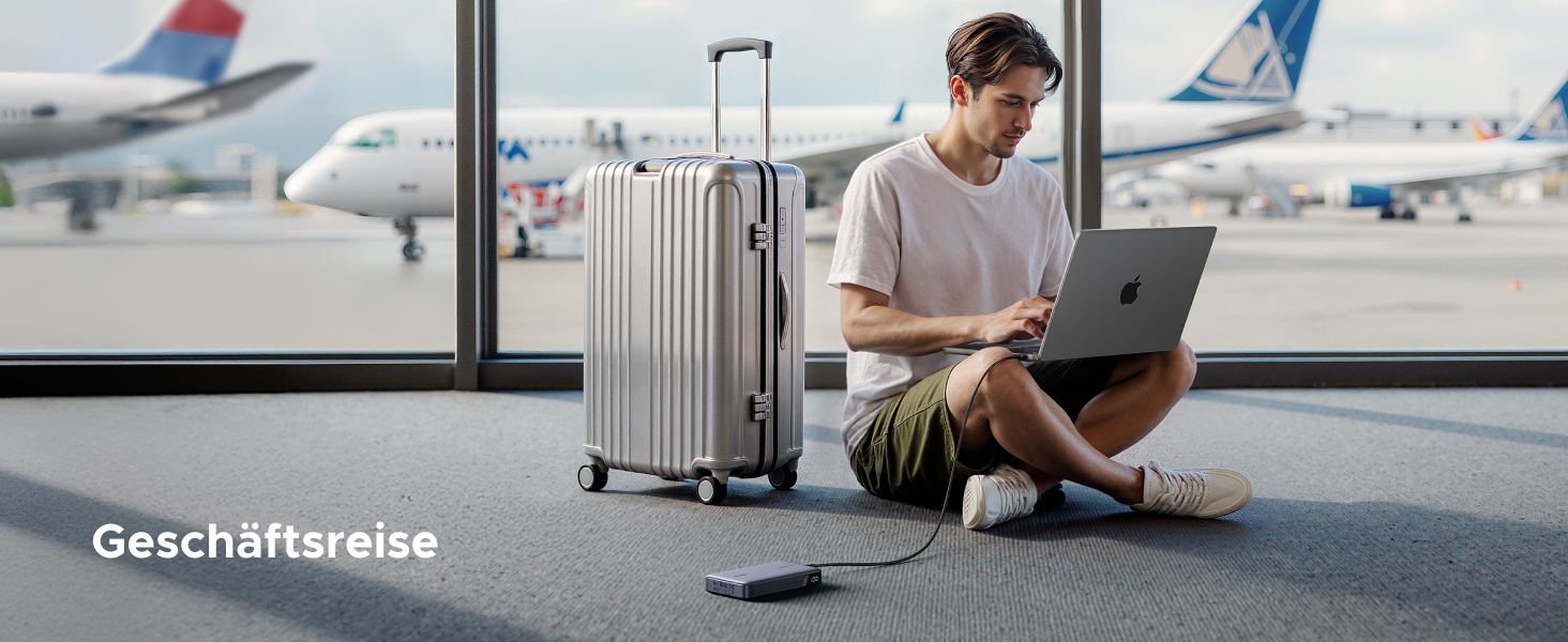 Power Bank UGREEN Nexode 100W, 20000mAh, 3 USB-C, цифровий дисплей, сумісний з MacBook, iPhone, Galaxy, Dell