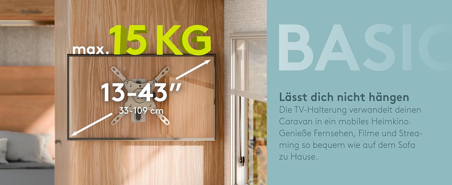 Кронштейн для телевізора Goobay Basic Tilt M 13-43