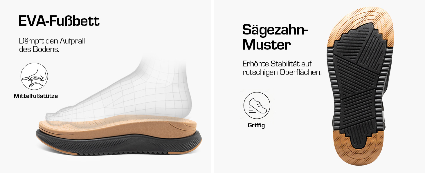 Сандалі жіночі Dream Pairs Trekkingsandalen - спортивні, дихаючі, для піших прогулянок, розмір 41.5 EU, коричневі