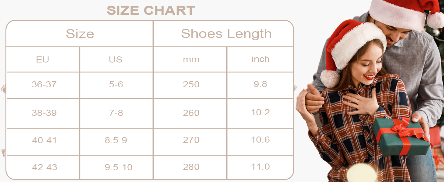 Тапочки додому TOPALL для жінок, теплі, м'які, зимові, пухнасті, антиковзні (3 Xmastree, 36/37 EU)