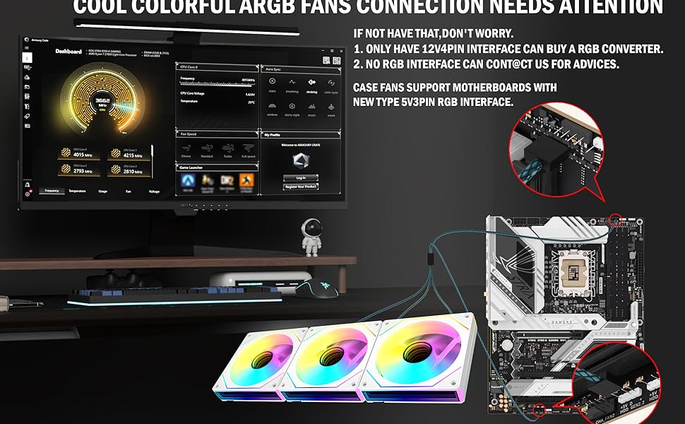 Корпус ПК ATX ANSAITE H-D9 (Білий) з 7 вентиляторами ARGB, підтримка радіатора 360 мм, скляна панель, USB Type-C