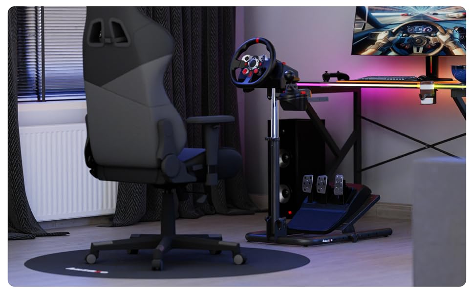 Складаний стійка-тримач для ігрового керма Huzaro Speed 2.0 Simracing Wheel Stand
