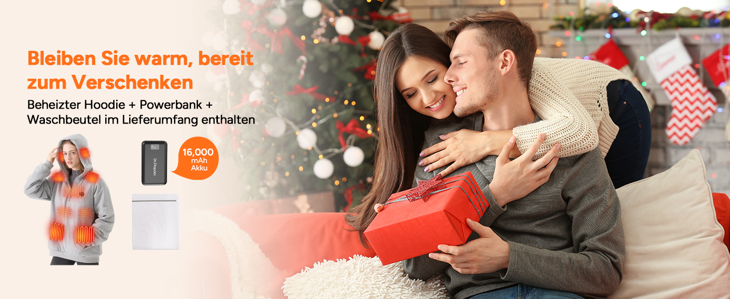 Обогріваючий жилет Dr.Prepare для чоловіків та жінок. Електричний жилет з регулюванням температури, унісекс. Ідеально для активного відпочинку, спорту та подорожей. (XXL, Сірий)