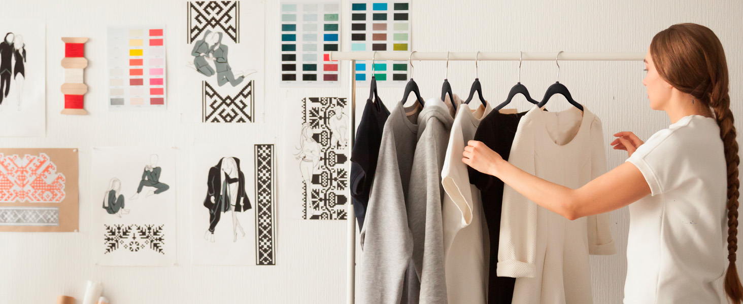 В'язки для одягу з велюру 20 шт. - В'язки для одягу, що економлять місце, для костюмів, тонкі антиковзаючі вішалки для штанів, поворотний гачок на 360°, широкі вішалки для одягу, міцні велюрові вішалки (Чорний)