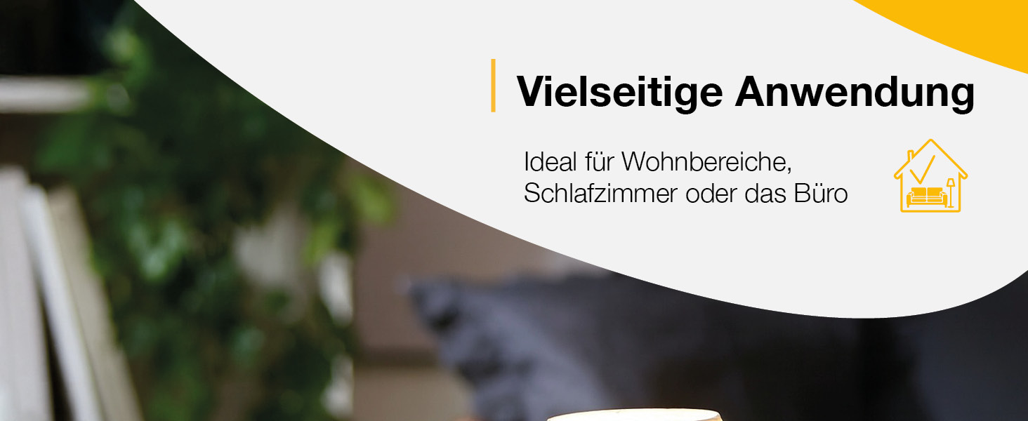 BRILLIANT Primo: стильна настільна лампа з тканинним абажуром – маленька лампа для нічного столика, спальні та вітальні – патрон E14 та вимикач – білий