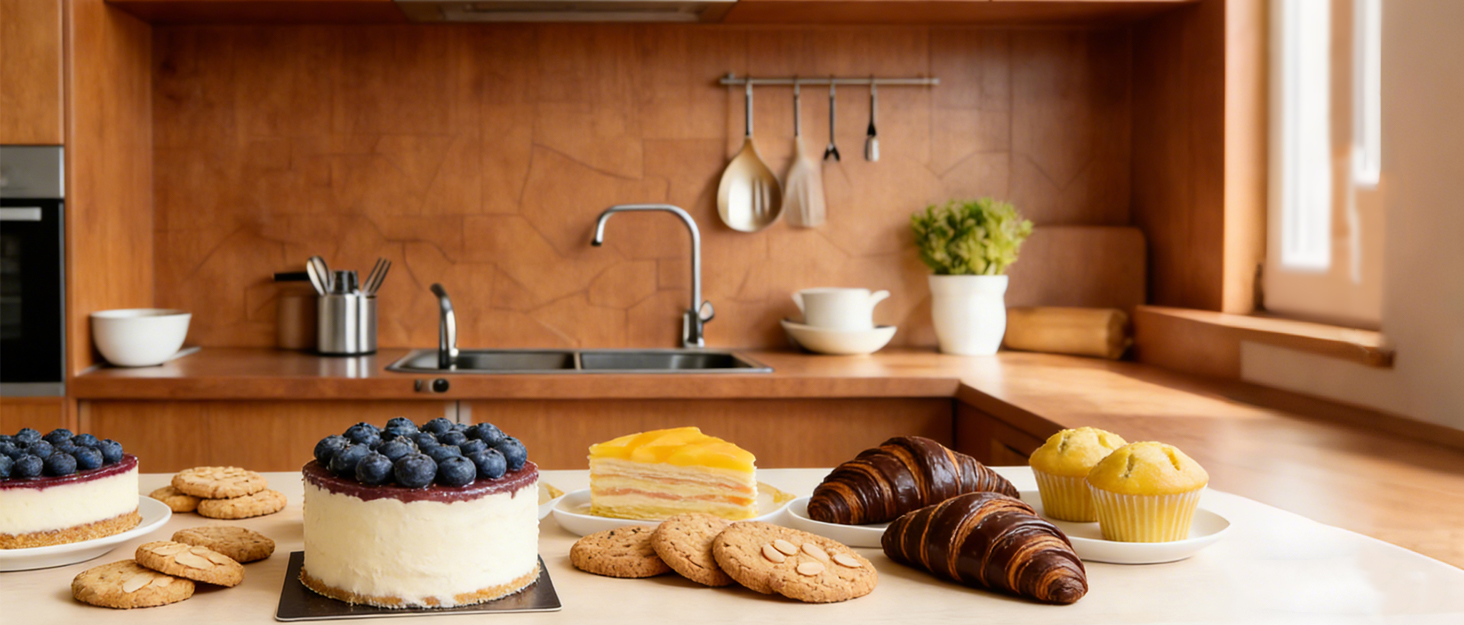 Кухонний комбайн-міксер Camic 2000W, чаша зі сталі 7л, 10 швидкостей, з набором насадок (гак, вінчик) та захистом від бризок, чорний