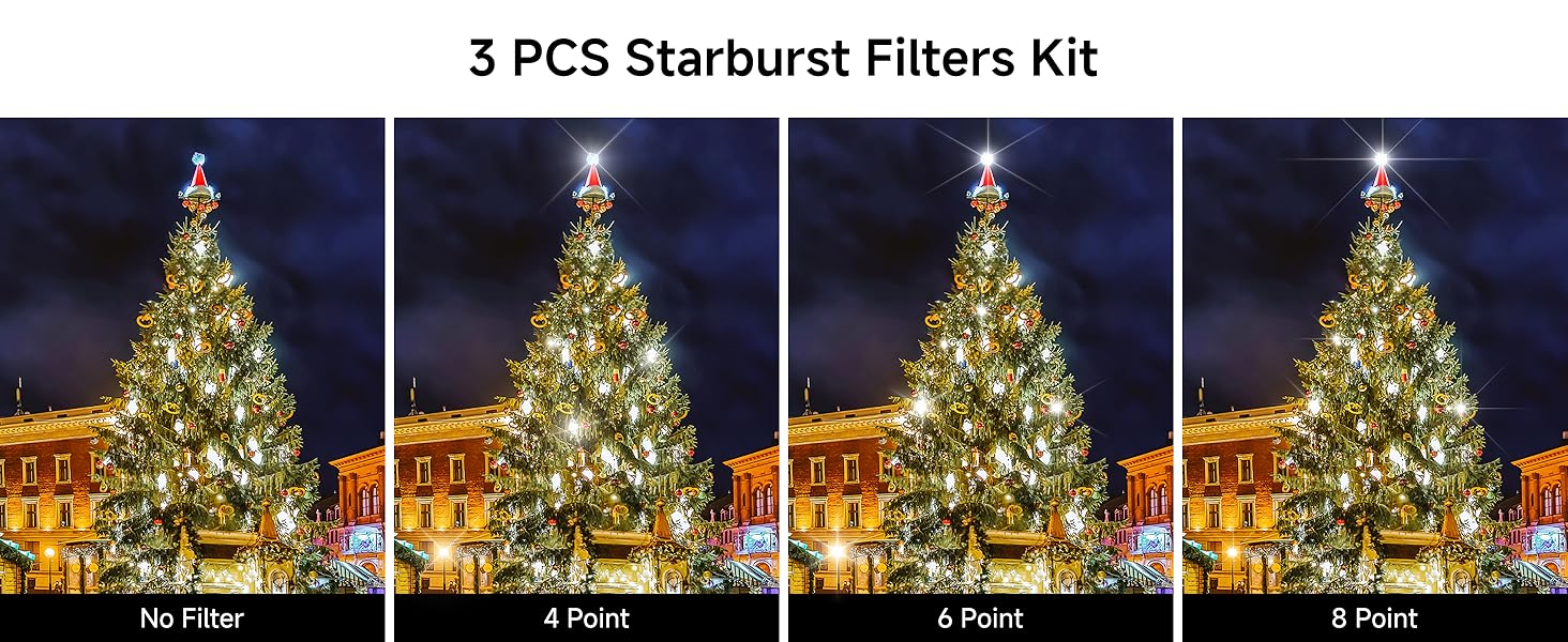 Зоряний фільтр PROfezzion Sternfilter 77mm Starburst (3 шт.) для Canon/Nikon