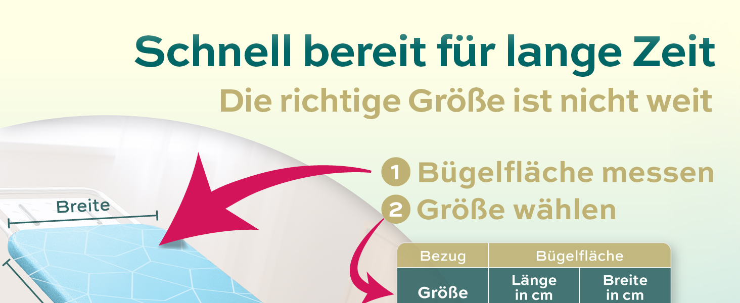 Чохол для прасувальної дошки Turbo 120x40 см – відбиває тепло, для швидкого прасування, з гумкою, 2 комфортні подушки, OEKOTEX100, Made in Europe, сірий/білий, розмір M