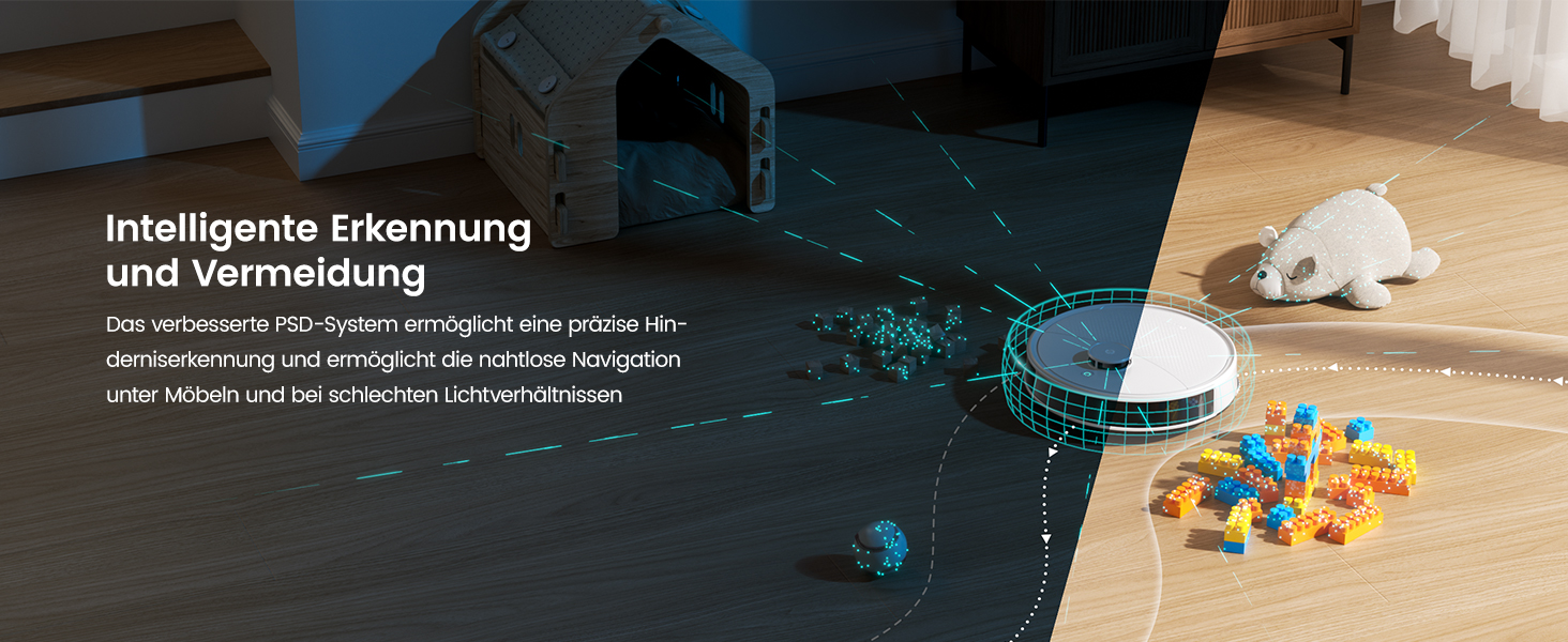 Робот-пилосос LEFANT M3 Gen2 з функцією миття підлоги, 12000Pa, LiDAR-навігація, керування через додаток/Alexa/iWatch