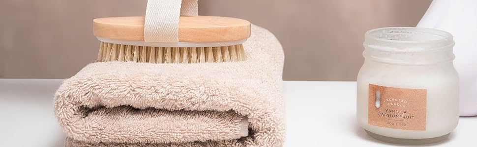 Суха щітка для тіла Lampox®: масажна, для пілінгу, покращує лімфодренаж, проти целюліту