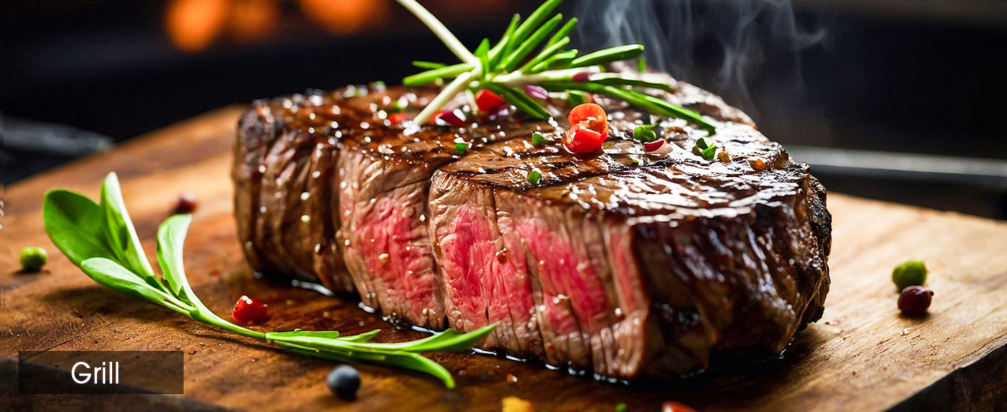 Цифровий термометр для м'яса DOQAUS: приготування на грилі, BBQ, варіння. Швидке зчитування, довга сонда, LCD-дисплей, автовимкнення