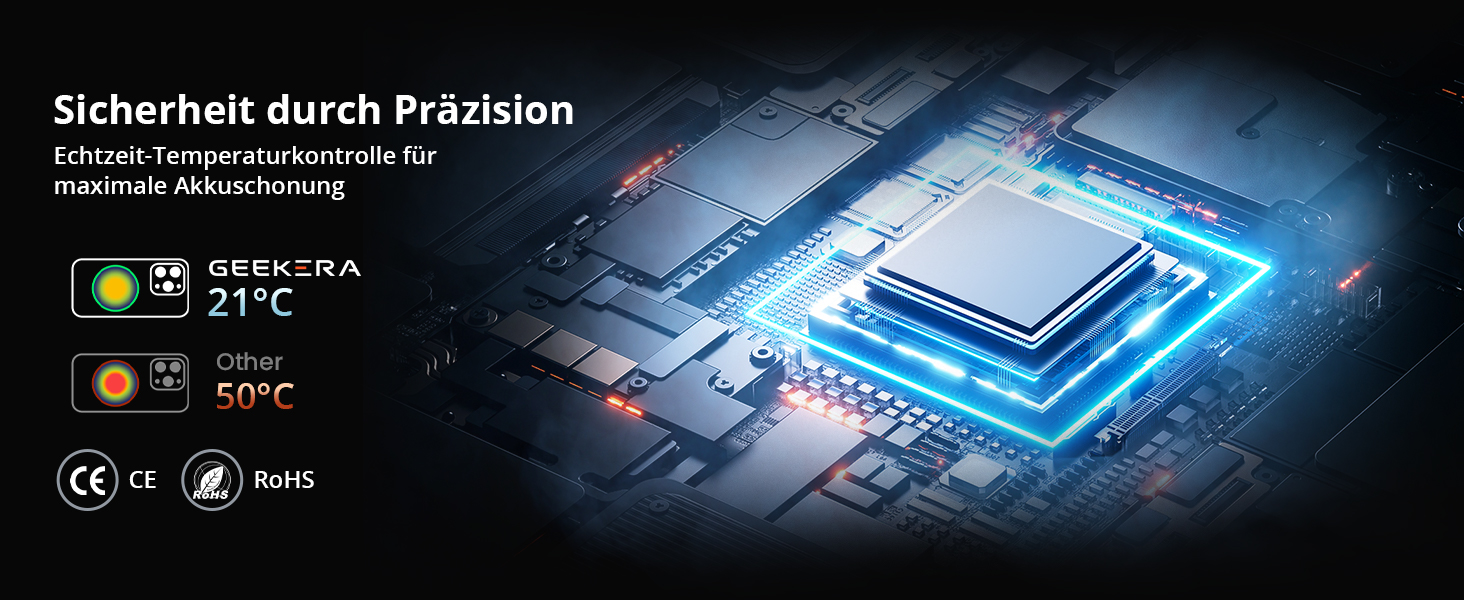 Зарядний пристрій 3-в-1 GEEKERA MagSafe для Apple Watch, iPhone (12-17) та AirPods, індуктивне зарядне, чорний матовий