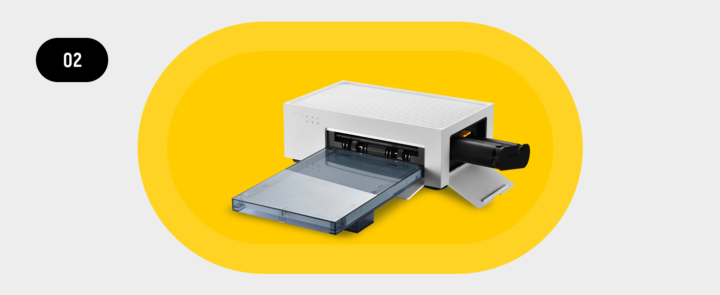 Портативний фотодрук для смартфонів Liene (10x15 см) + 2 пачки фотопаперу (20+80 аркушів), WiFi, сумісний з iPhone/Android/PC, 300 DPI, кольорова сублімація, білий