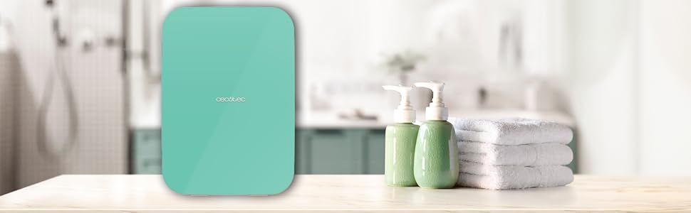 Холодильник Cecotec Bolero MiniCooling 25L: 12V/220V, для авто та кемпінгу, охолодження/нагрівання, 25л, м'ятний колір