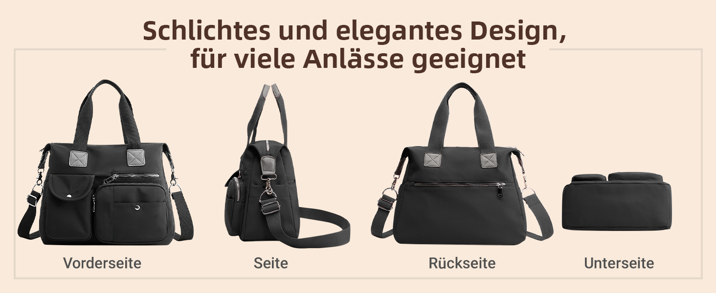 Сумка жіноча DIRRONA велика – містка сумка-шопер для міста, роботи, університету та подорожей з відділеннями, знімним ременем, темно-синя