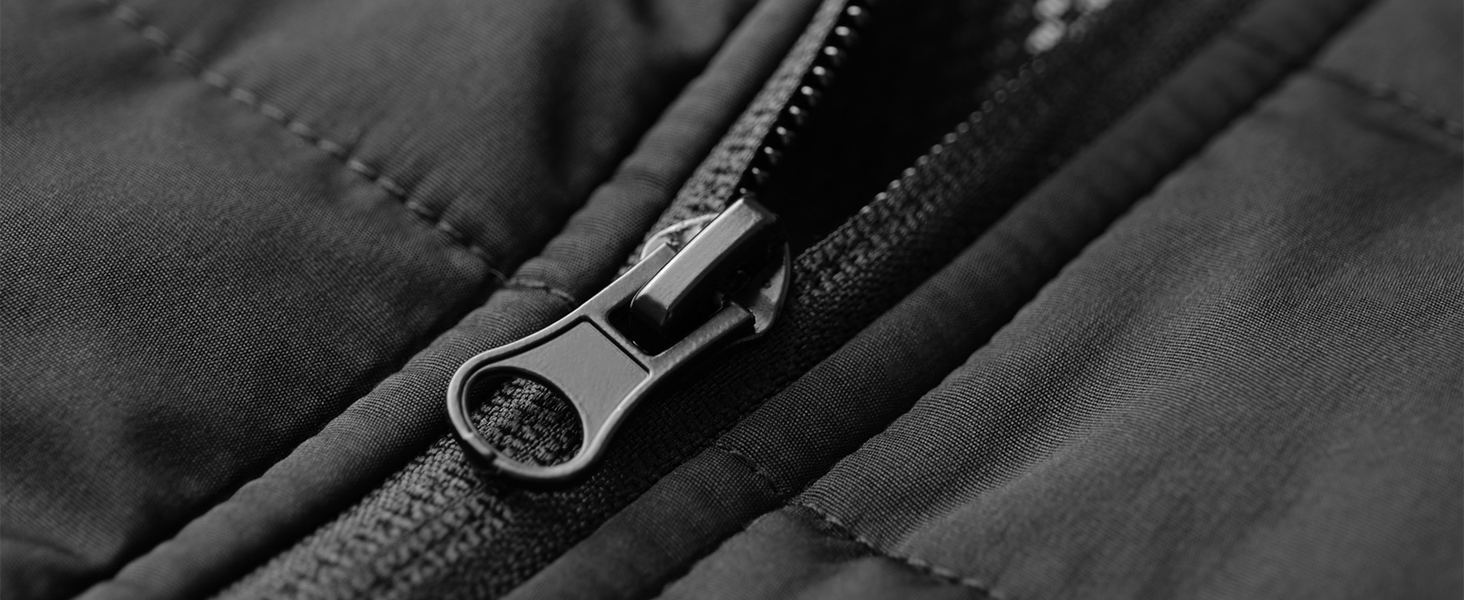 Обогріваючий жилет з підігрівом для жінок та чоловіків, жилетка з акумулятором 7.4V/5.0V, 3 режими температури, 6 зон нагріву, зимовий жилет-куртка, чорний, 25000mAh