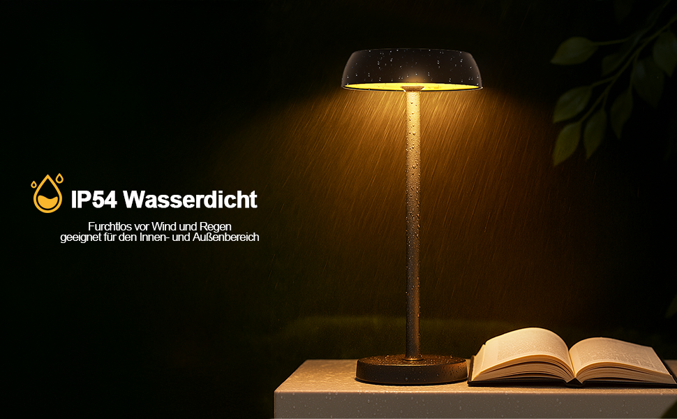 Світлодіодна настільна лампа бездротова з регулюванням яскравості, сенсорним керуванням, 4 режими освітлення, акумуляторна, для спальні, домашнього офісу, кемпінгу - 1 шт.