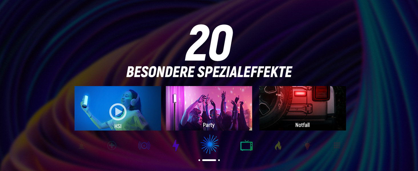 NEEWER світловий стержень з магнітним основанням та штативом, RGB LED відеоліхтар, 2500mAh, 2500-8500K, для фото- та відеозйомки, TL96RGB