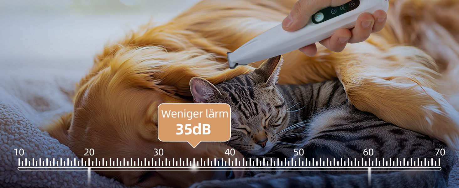 Триммер для собак ALL FOR PAWS з LED-підсвічуванням – 18 мм, тихий (35 дБ), водонепроникний (IPX4), USB, для догляду за лапами, вухами, обличчям та спиною