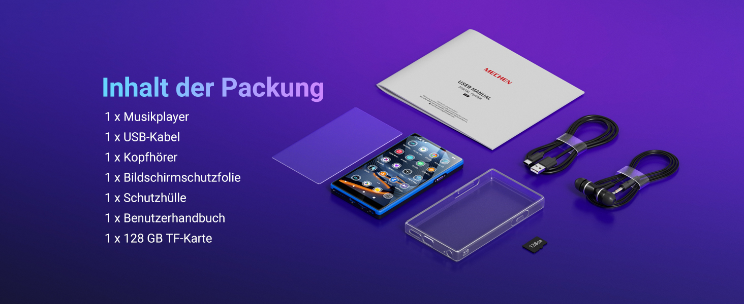 MP3 плеєр Mechen 160GB Android 5