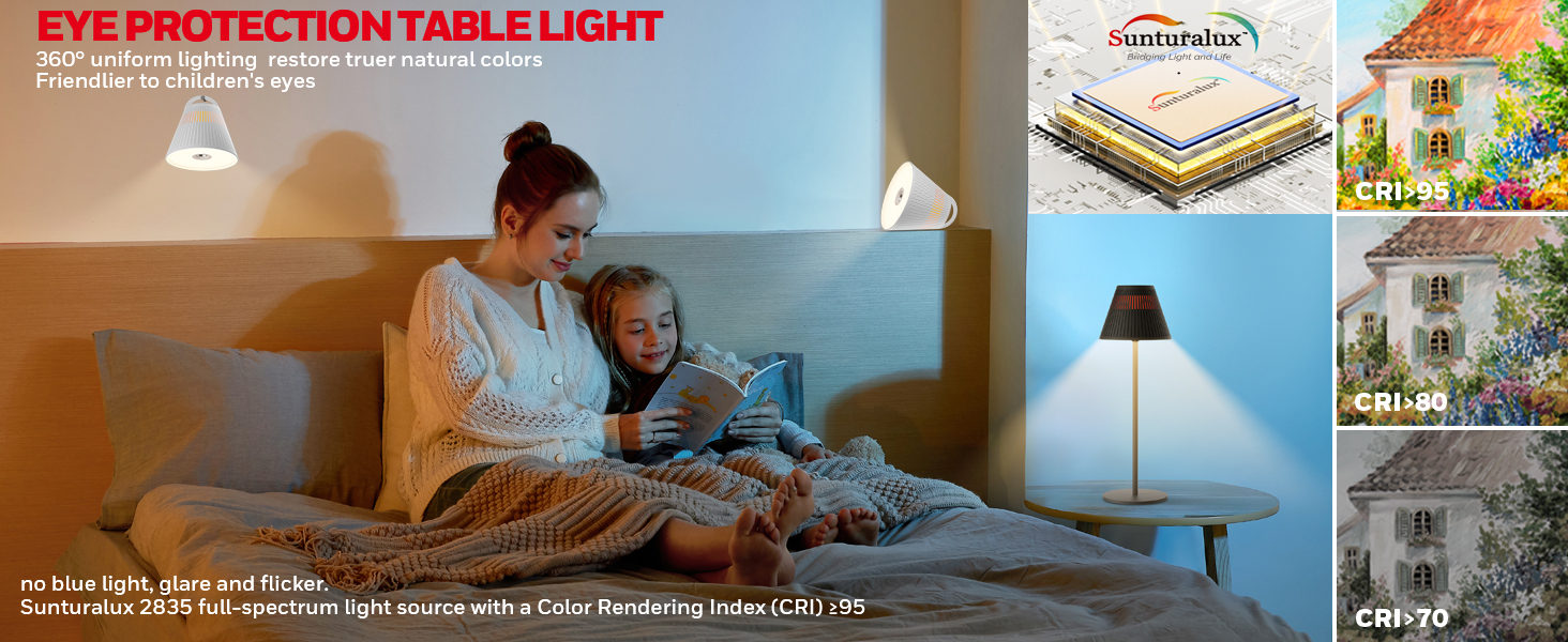 Honeywell LED настільна лампа з регулюванням яскравості, RGB, акумуляторна, Sunturalux HWT-M1, 5200mAh, бездротова, 5200K, 1 шт.