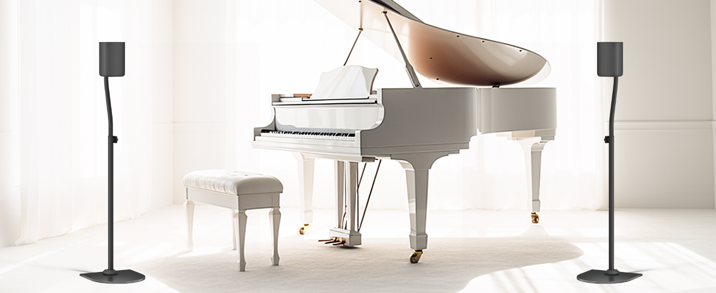 Підставка для сателітної акустики 2 шт. Розширювана висота 33-42 см - для LG, Vizio, Sony, Samsung