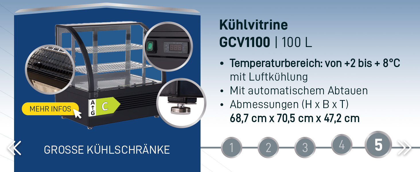 Холодильник для напоїв METRO Professional GSC2125B, 118 л, чорний