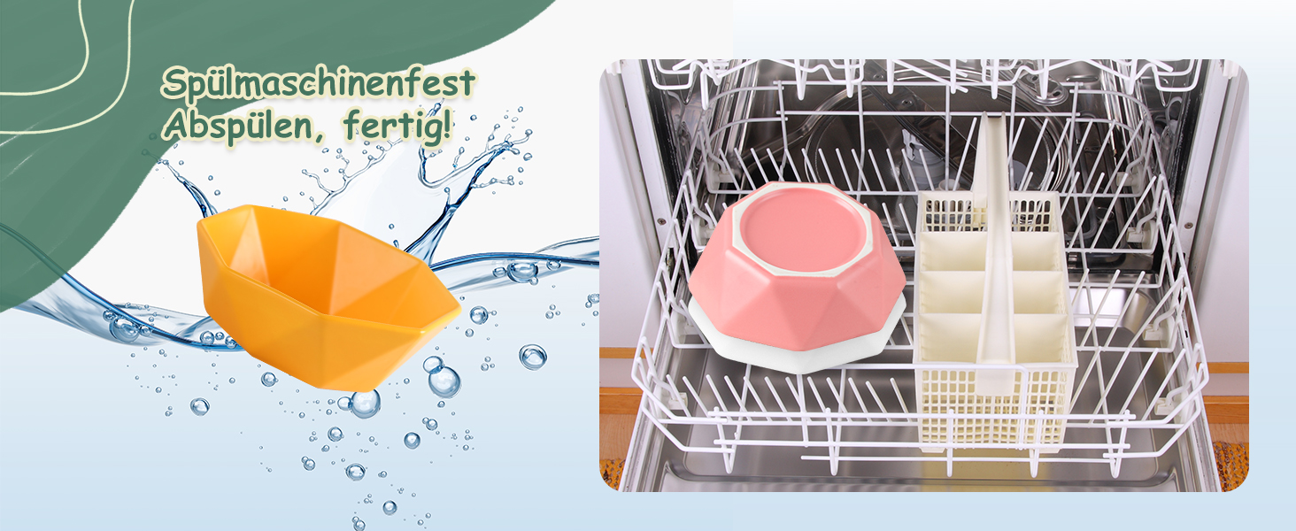 Керамічна годівниця для котів та собак на підставці, нахилена, зелена, 1 шт.