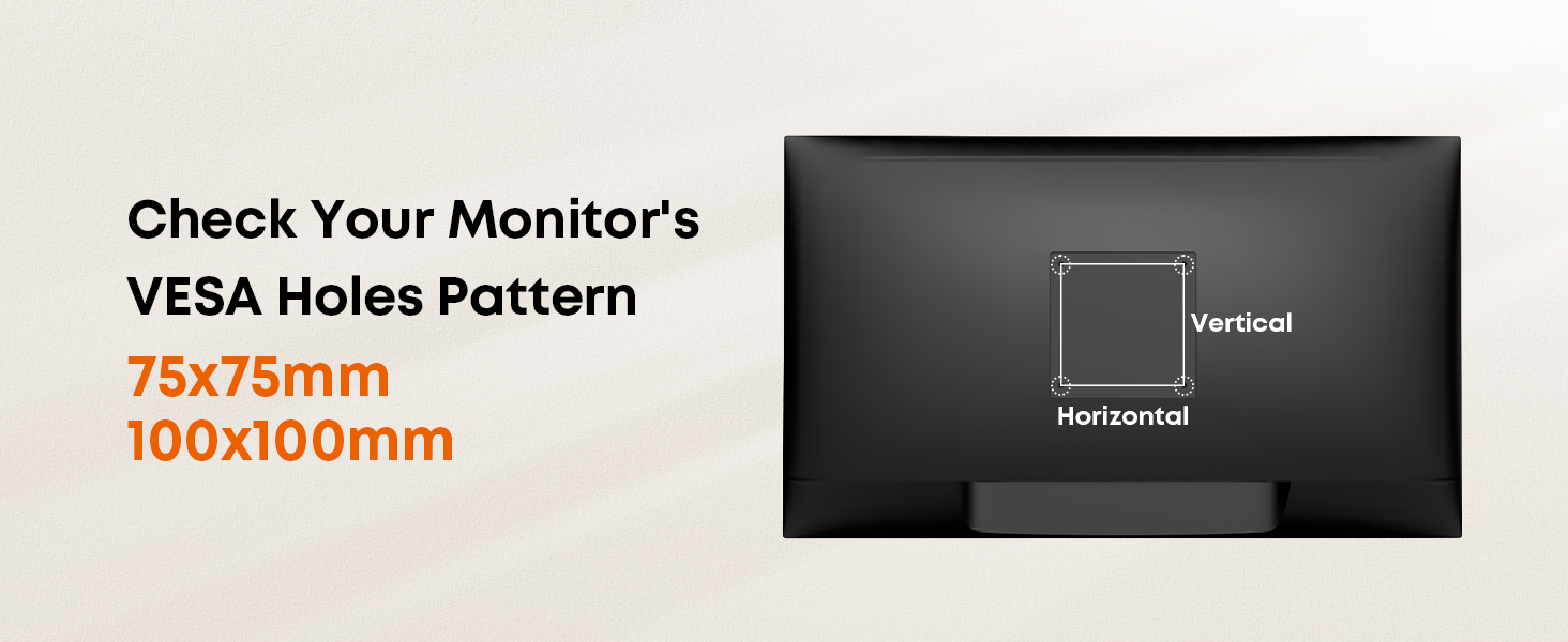 Кронштейн для 3 моніторів PUTORSEN з алюмінію, для екранів 17-27 дюймів, VESA 75/100, регульований за висотою, нахилом та поворотом