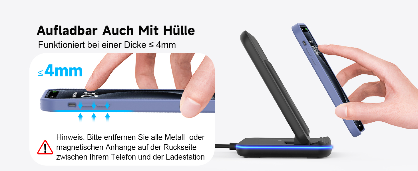 Бездротова зарядка 3-в-1 для Apple iPhone, Apple Watch та AirPods (чорний)