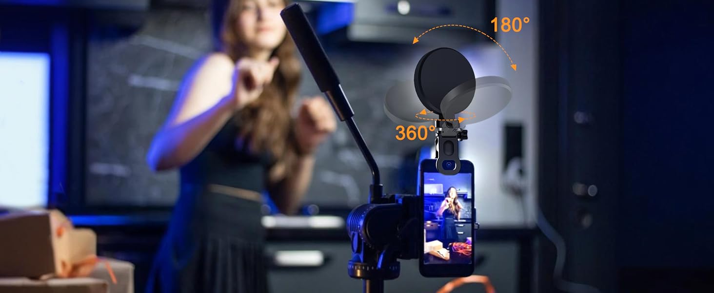 LED кільцева лампа для смартфона та ноутбука, світло для селфі з 3 колірними температурами та 5 рівнями яскравості, USB світло для відеоконференцій, Zoom, YouTube, TikTok, макіяжу, фотографії