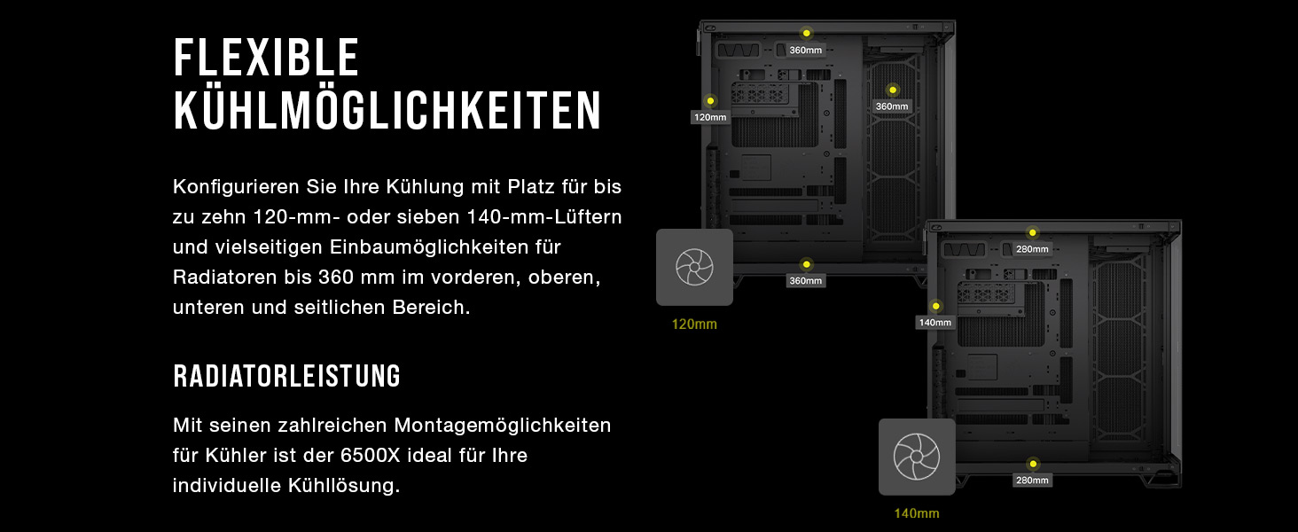 Корпус ПК CORSAIR 6500X Obsidian: Mid-Tower ATX з двокамерним дизайном та великою гнучкістю охолодження