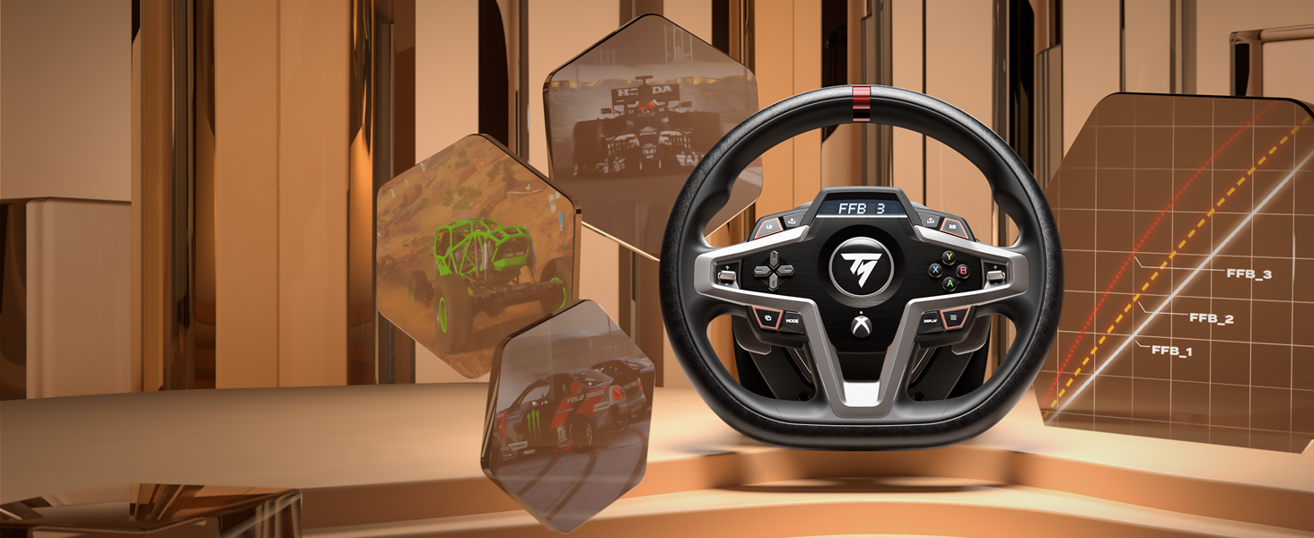 Руль та педалі Thrustmaster T248 Force Feedback для Xbox Series X/S та PC