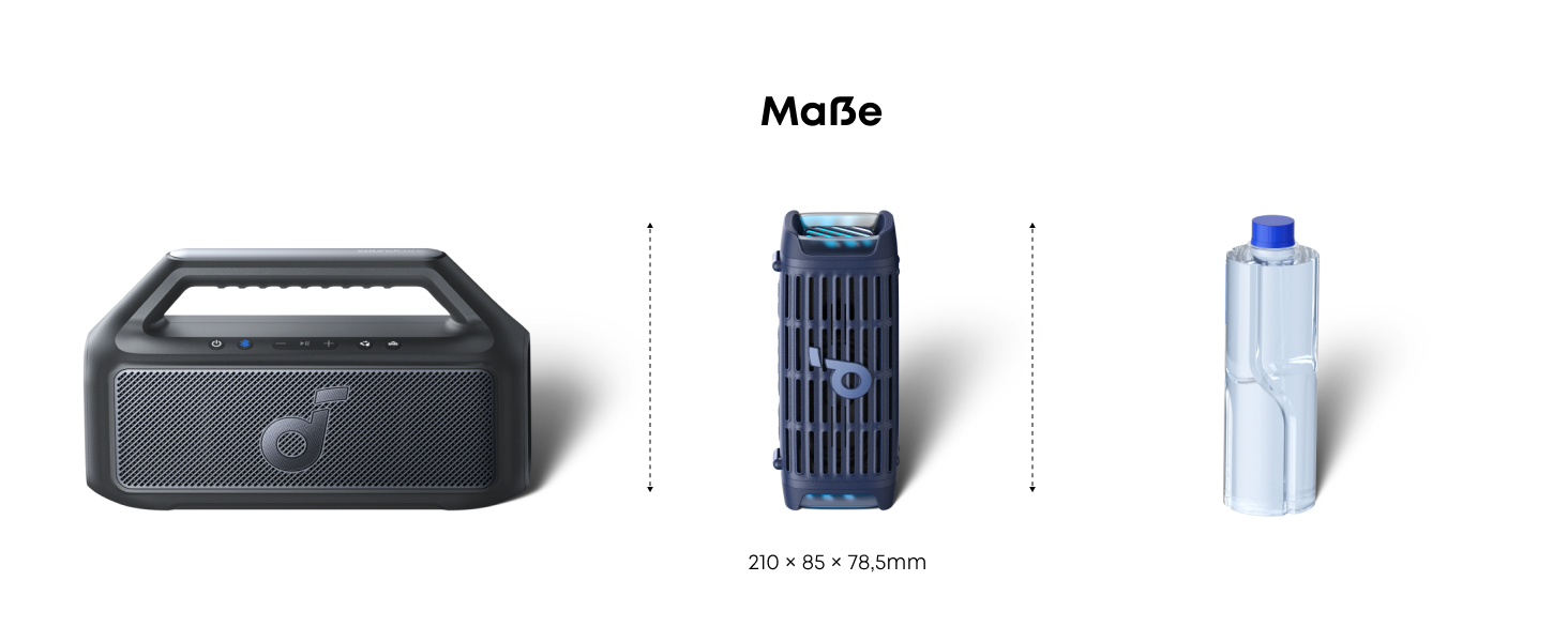 Портативна Bluetooth колонка Soundcore Boom 3i Anker: Водонепроникна (IP68), 50W, BassUp 2.0, до 16 годин, з підсвіткою та TWS, зелений