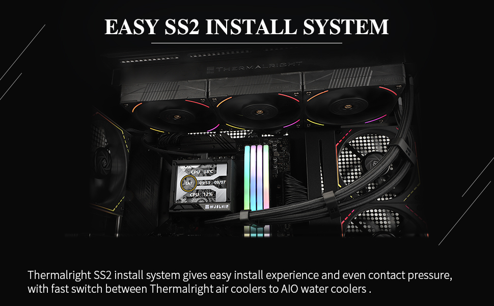 Thermalright Mjolnir Vision 360 ARGB: Смарт-рідинний кулер для CPU з IPS-дисплеєм, підтримка AM4/AM5/LGA1700/1851