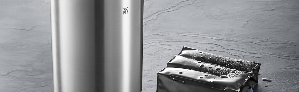 Електричний охолоджувач пляшок WMF Ambient Single - для вина та шампанського, LED-підсвітка