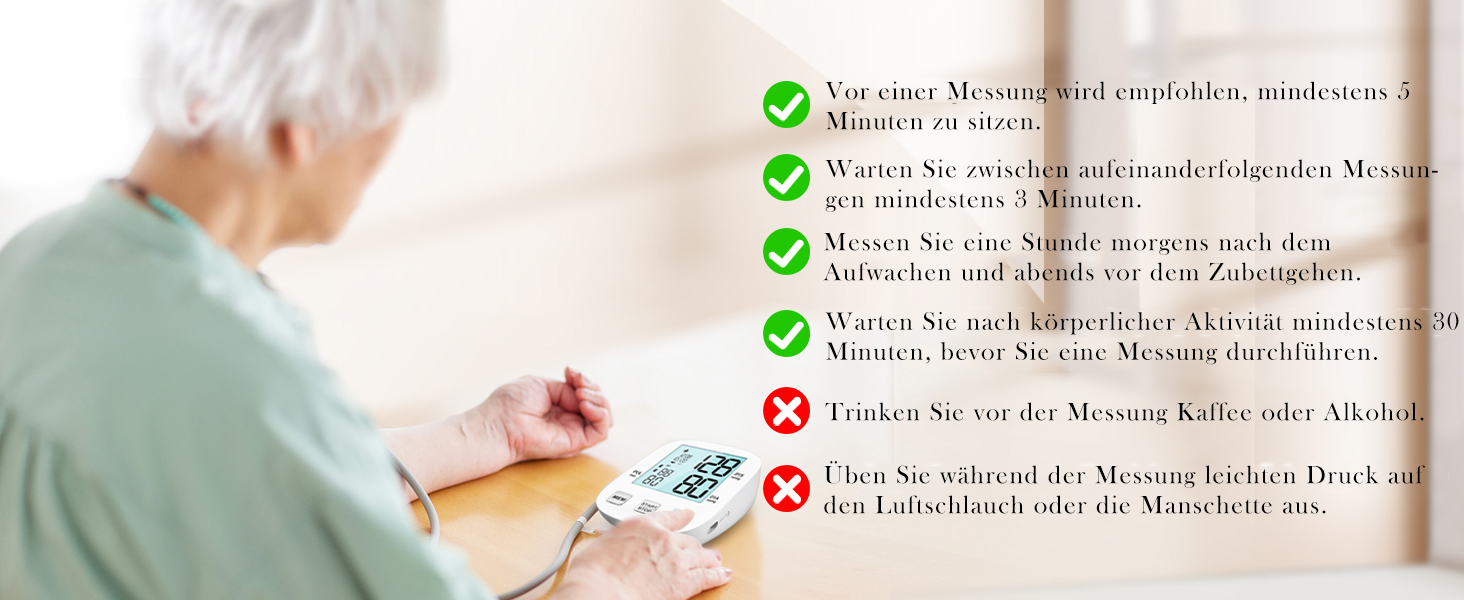 Цифровий тонометр на плече для дому, з регульованою манжетою та підсвічуванням дисплея (для людей похилого віку), білий