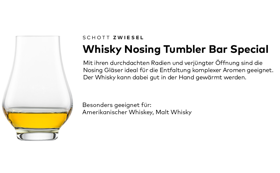 Набір келихів для віскі SCHOTT ZWIESEL Nosing Tumbler Bar Special (4 шт) з кришталю Tritan, Німеччина