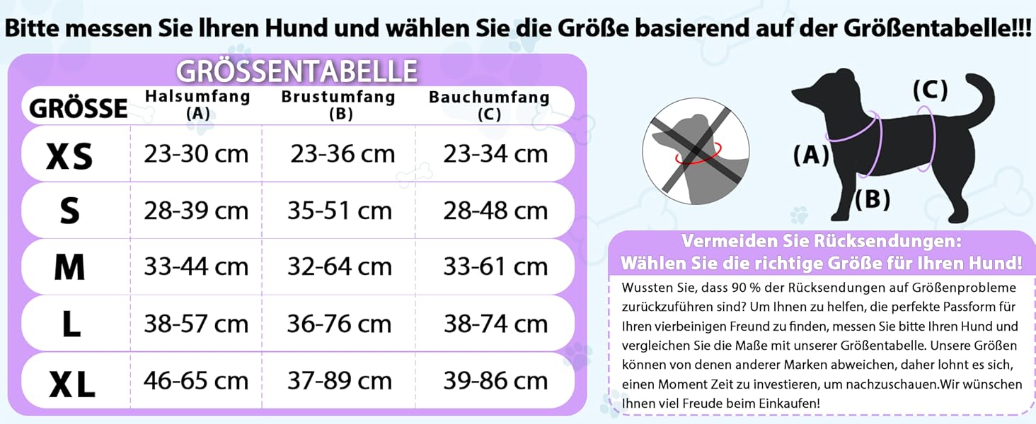 Шлейка для собак Huntboo, безпечна та надійна, з відбиваючими елементами та м'якою ручкою, регульована жилетка для маленьких собак, для прогулянок та тренувань (S, Лавандово-фіолетовий, упаковка з 1)