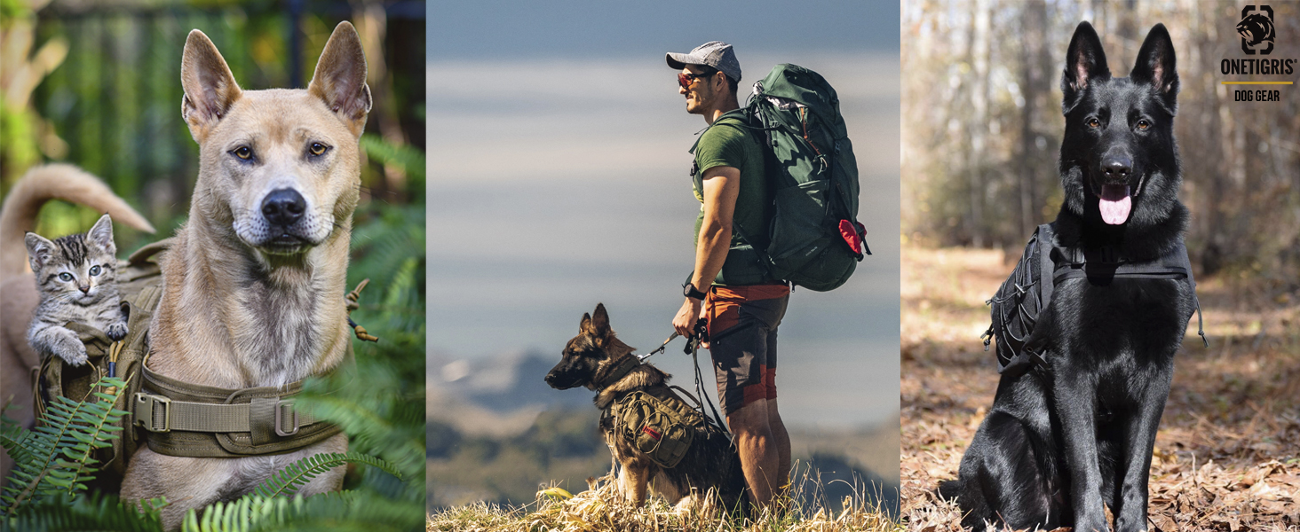 Рюкзак для собак OneTigris Mammoth 2.0 - для походів та кемпінгу, помаранчевий (M)