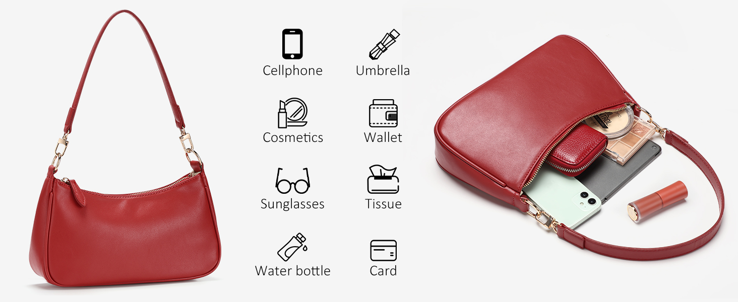 Сумка жіноча WantGor Clutch Tote червона: кросбоді, міні-хобо, екошкіра, ретро