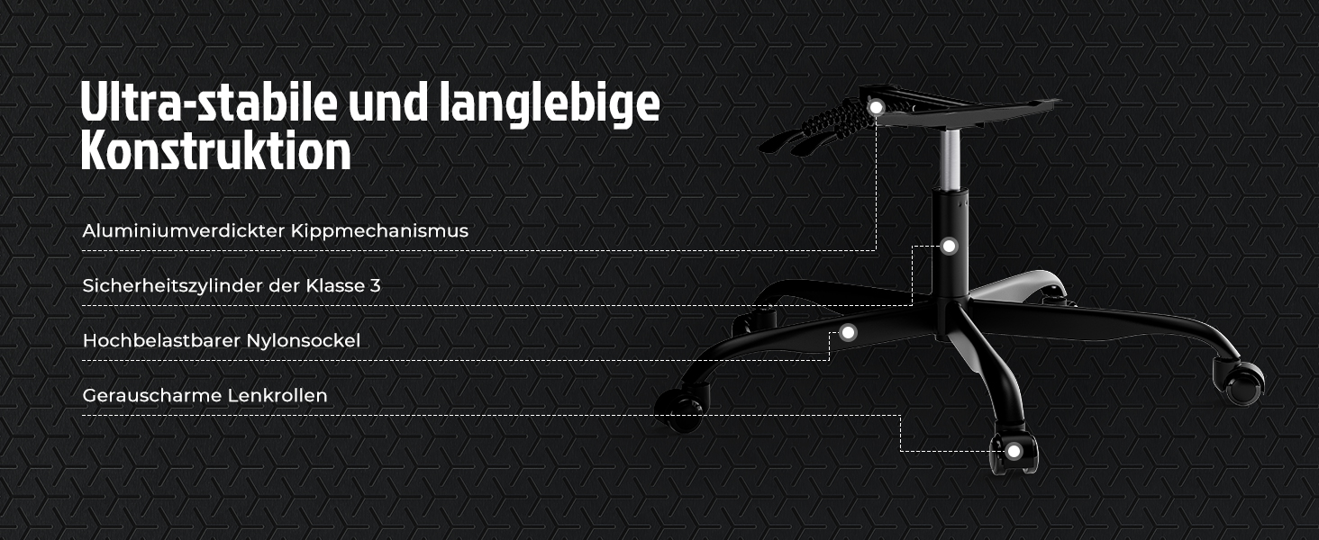 Геймерське крісло Ergonomisch з підставкою для ніг, регульованою висотою, блакитне. Офісне крісло з підтримкою попереку для комп'ютера