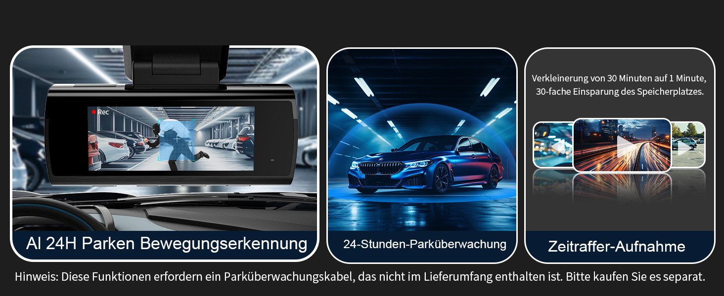 Відеореєстратор KAWA 4K Dual з GPS, WiFi, IPS екраном та 64GB SD-картою