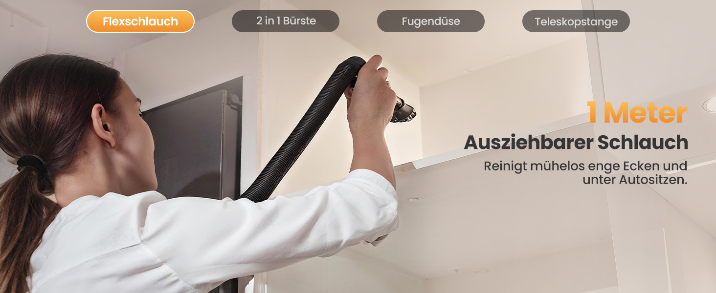 Акумуляторний пилосос SICBCGB 48000Pa/550W/70 хвилин, 2.0L з HD-дисплеєм, антизаплутана щітка, док-станція, самостійна підставка, 11-шарова фільтрація для шерсті тварин та авто, золотий колір