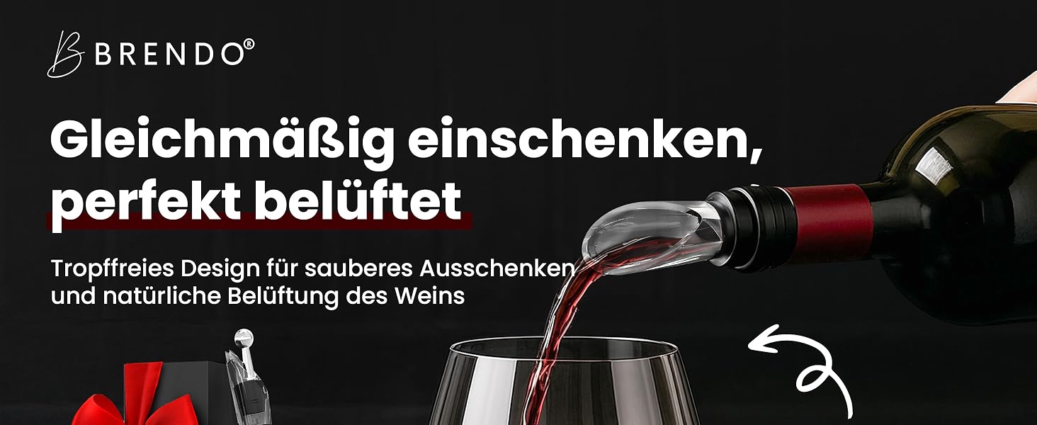Охолоджувач для пляшок та шампанського Brendo Weinkühler з нержавіючої сталі (набір 2 шт.) | Охолоджувач для вина, шампанського, білого вина | Подарунковий набір для чоловіків та жінок
