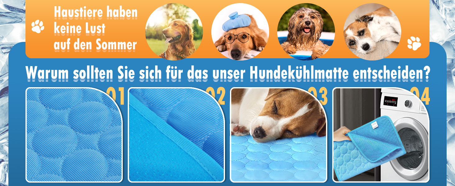 Килимок охолоджуючий для собак NIBESSER, самоохолоджуючий, літо, 100x70 см, сірий