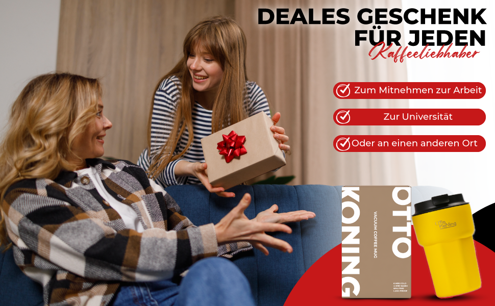 Термокружка 350 мл з кришкою, що не пропускає, з нержавіючої сталі для кави, чаю та напоїв на виніс (Жовтий)